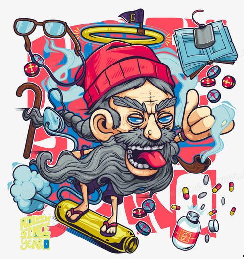 网红涂鸦美式,网红美式涂鸦的潮流魅力